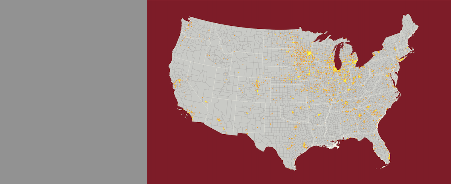 Maps of alternative fuel stations in the US